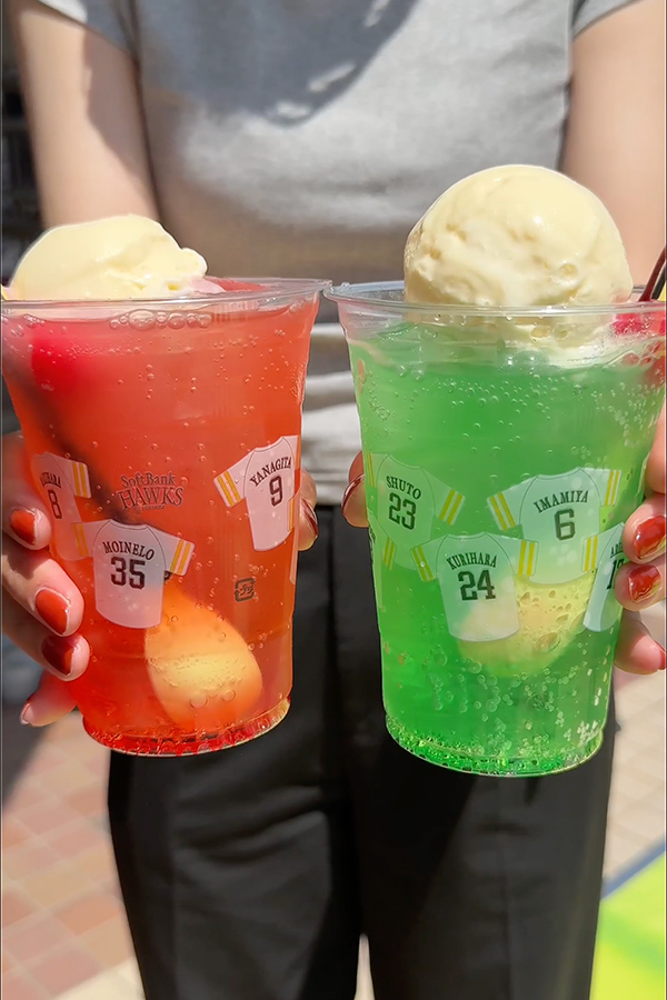 カラフルでかわいい♡しゅわしゅわクリームソーダ