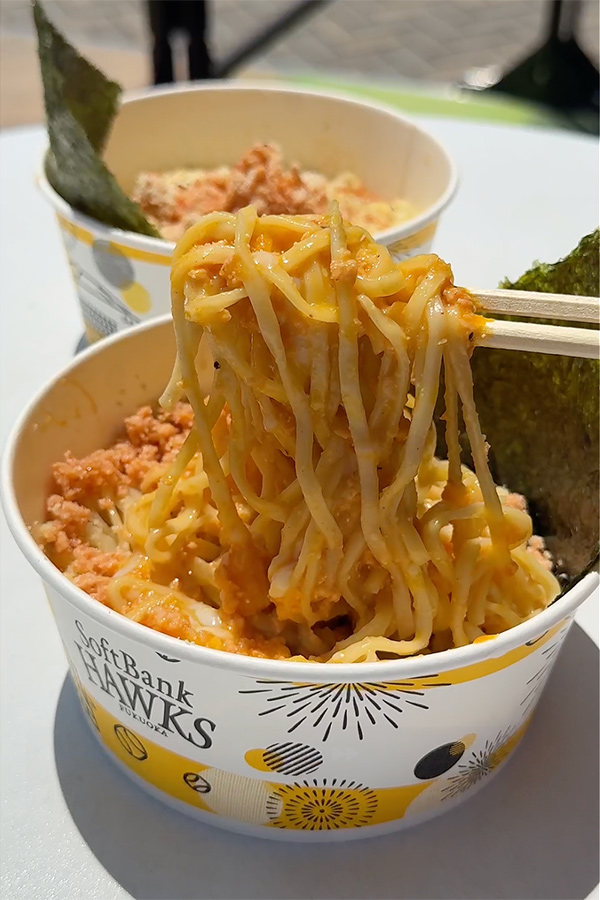 超濃厚！福岡名物・明太子をまぜそばで堪能