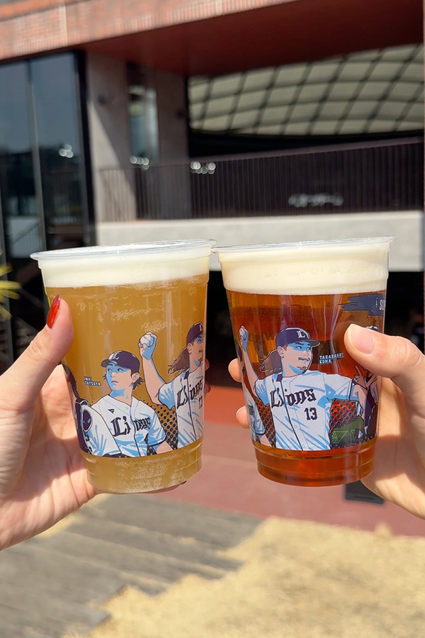 ベルーナドームで楽しむ爽やかクラフトビール！