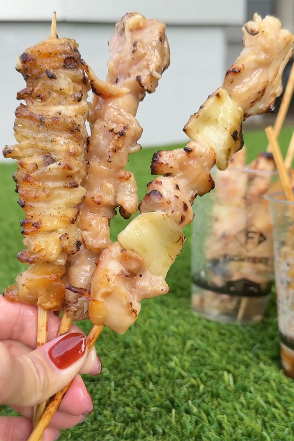 カップ入りで食べやすい！エスコンフィールドの焼き鳥